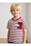 Boys Stripe with Patch Pocket T-Shirt - 2