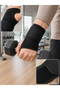 Black Hand Wrist Support Velcro Adjustable Thumb Pass-Through Wristband Sports Bandage