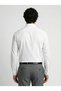 White Solid Long Sleeves Shirt - 3