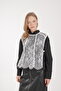 Women's Lace Vest with Tie Detail - 3