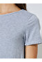 Grey Pearls Embellished Short Sleeves T-Shirt - 4
