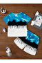 Boys Space Skater Graphic T-Shirt and Shorts Set - 2