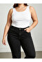 Plus Size White Sleeveless Top - 3