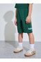 Boys Printed Polo T-Shirt and Shorts Set with Football Print - 5
