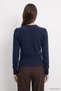 Pulover cu guler rotund 07299 Bleumarin - 4