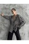 Leopard Print Oversize Shirt