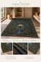 Eta Traditional Patterns Modern Woven Base Decorative Carpet Eta4137 - 4