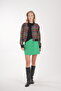 Women's Houndstooth Jacket and Skirt Set - 5