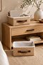 2-Piece Lidless Jute Organizer m Size 30X23X13 cm In-Cabinet Shelf Bathroom Textile Organizer Storage Box - 6