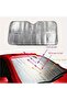 Reflective Car Front Windshield Sunshade 130x60cm, Foldable Heat Barrier Cover, UV Ray Protection, Helps Keep Cabin Cooler During Hot Weather, Protects Dashboard and Interior Surfaces fro