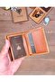 Genuine Leather Multi-Compartment Wallet Card Holder 2158 - 2