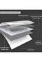 12pcs Marble Tile Stickers,Wall Sticker Self-adhesive,3D Wall Panel,15.7"x31.5"Peel and Stick Floor Tile for Home Living Room Kitchen Bathroom Decor White - 6