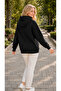 Women's Three Red Poppy Printed Hooded Casual Basic Sweatshirt with Kangaroo Pocket - 2