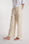 Women's Floral Detail Long Pajama Set - 7