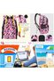 School Backpack for Girls, Teenage Laptop Bags Backpack and Lunch-Bag Set for Girls-Boys School Elementary Bookbags, 3Pcs Primary School Bag Backpack with Lunch Kit - 7