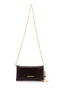 Covered Mini Women's Crossbody Bag with Star Charm Accessory, Mercury Brown