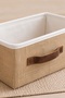 3-Piece Lidless Jute Organizer 2m + L Size 30X23X13 cm + 35X26X15 cm In-Cabinet Shelf Bathroom Organizer - 2