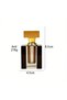 Refillable Perfume Atomizer Spray Bottle, Luxury Square Black Essential Oil Container with Gold Cap, Portable Travel Size Empty Fragrance Dispenser for Daily Use, Leak-Proof Design. - 2