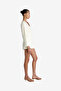 Women's Porcelain Cream Halsey Twill Tailord Crpd Jacket - 4