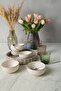 Bronze Bloom Bulut Bowl 12 cm 6 Pieces - 2