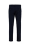 Straight Slim Fit Striped Lycra Stretchy Canvas / Chino Trousers with Side Pockets - 4