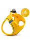 Breathable Fabric Air Mesh Cat Dog Chest Harness Medium 44X48 cm Neon Yellow - Kp-Tmx-M-Nsr - 3