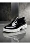 Ba0237 Lace-Up Patent Leather Classic High-Stitched Sole Casual Men's Shoes