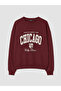 Xsidechicago Embroidered Oversize Women's Sweatshirt - 5