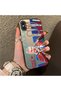 iPhone X/Xs Compatible Hard Acrylic Back Silicone Edge Lens Protection Haaland Case - 2
