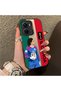 Case for Vivo Y16/Y02S/Y56 Compatible Hard Acrylic Back Silicon Edge Lens Protection Star Football Player Case - 2