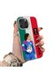 iPhone 16 Pro Max Compatible Hard Acrylic Back Silicone Edge Lens Protection Star Football Player Case