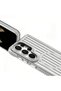 Galaxy S26 Ultra Compatible Case with M-Safe Feature, Hollow Design, Luggage Series Cover, Silver - 3