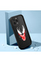 iPhone 15 Pro Compatible Black Silicone Shockproof Venom Case with Camera Protection - 3