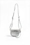 Silver Adjustable Knot Detailed Strap Women's Crossbody Bag - 2