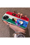 iPhone 13 Mini Compatible Hard Acrylic Back Silicone Edge Lens Protection Star Football Player Case - 3