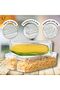 Pack of 3 Premium Clear Plastic Storage Box with Lid – Multipurpose Organizer for Fridge, Pantry, and Countertops - Refrigerator Organizer, Storage bins for Kitchen, Storage Container - 3