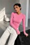 Soft Touch Finger-Loop Long Sleeve Basic Blouse St3439