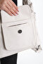 Eva White Women's Daily Soft Crinkle Hem Back Shoulder Crossbody Bag - 5