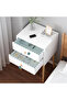 Nightstand for Bedroom,Small Night Stand Modern Bedside Tables with Drawer,Narrow Side Table with Open Storage Shel,End Table for Bedroom/Living Room/Dorm - 3