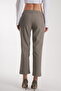 Women's Plaid Trousers with Pockets - 3