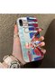 iPhone Xr Compatible Hard Acrylic Back Silicone Edge Lens Protection Haaland Case - 2