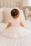 Baby Girl Tulle Skirted Evening Dress with Headband 2017 - 2