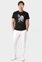 Men Sportswear Fit Short Sleeve Outdoor T-Shirt, Black - 2
