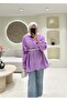 Oversize Tencel Shirt Lilac - 5