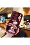 Samsung Galaxy S22 Ultra Compatible Shock-Absorbing Silicone Case with Lots of Flowers and Vintage Roses Printed on It - 2