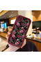 Poco C31 Compatible Stylish Burgundy Frame Nostalgic Peony Pattern Daily Use Protective Case - 2