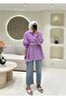 Oversize Tencel Shirt Lilac