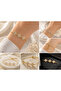 Daisy Zircon Stone Women's Bracelet with Elevator Chain (Fits Any Wrist) - 2