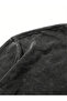 Washable Unisex Oversize Reverse Glitter Stone Printed Sweatshirt - 5