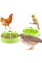 2 chicken feeders, plastic.